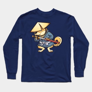 Shiba Inu Ronin Long Sleeve T-Shirt